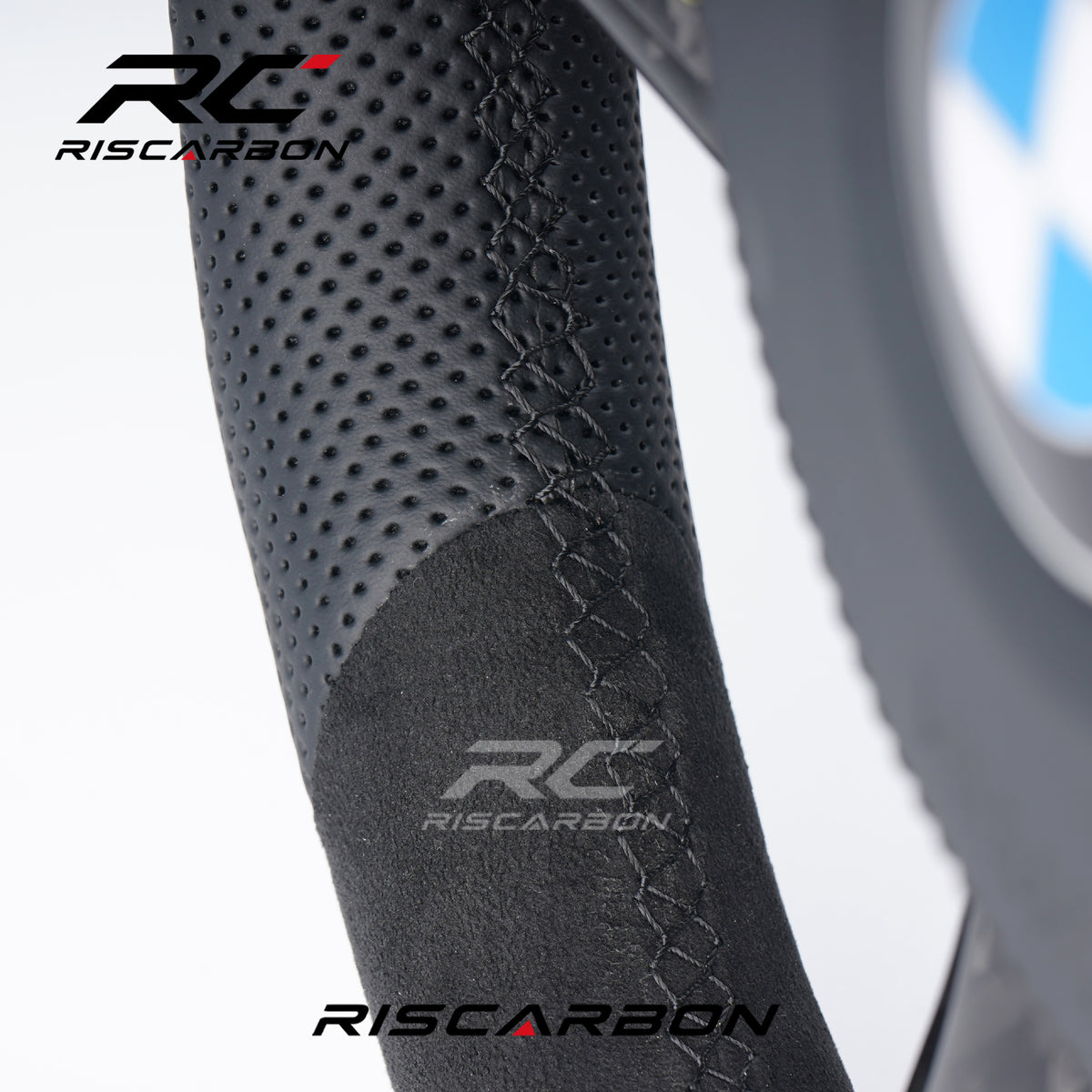 RISCARBON For BMW G30 G20 G01 G02 G05 G06 G07 M4 M5 F90 M8 X3 X4 X5 X6 F40 F44 F97 F98 F95 F96 G11 Forged Carbon Sport Steering Wheel