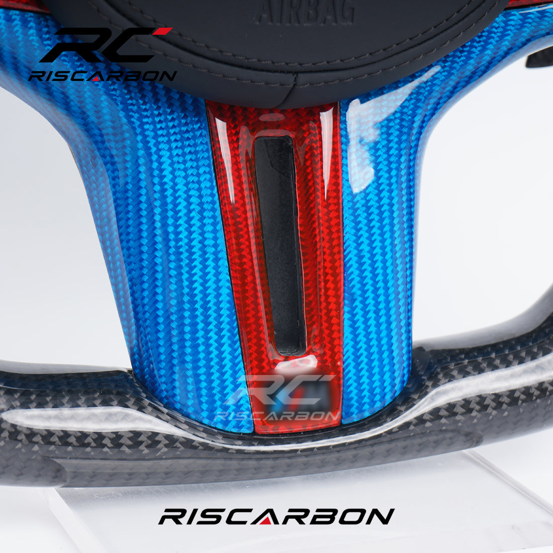 RISCARBON Carbon Fiber Direct Fit Car Steering Wheel for BMW G30 G20 G32 G01 G02 G28 G31 G87M3 M4 M5 M6
