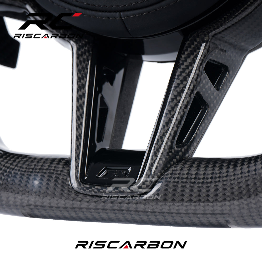 RISCARBON Carbon Automotive CS Carbon Fiber Steering Wheel for Car Fit for BMW G11 G30 G38 G40 G42 G12 G20 G21 G22 G01 G02 G06 G10 G80 G87