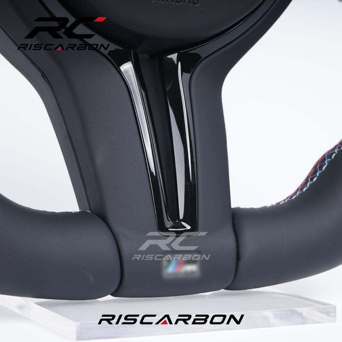 RISCARBON Leather Car Steering Wheel for BMW F01 F20 F30 F15 F16 F21 F22 F32 F25 M3 M5 for Sport Style in Stock Long Life
