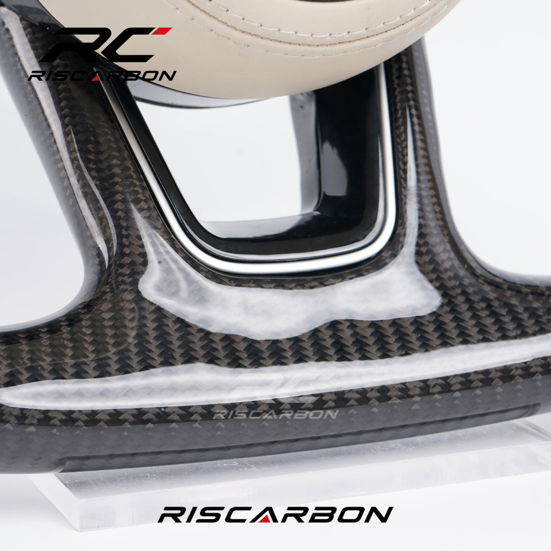RISCARBON Custom Carbon Fiber Steering Wheel Upgrade Assembly Audi A3 A4 A5 A6 A7 B8 B8.5 B9 S3 S4 S5 Q3 Q5 Q7 Q8 RS3 RS6