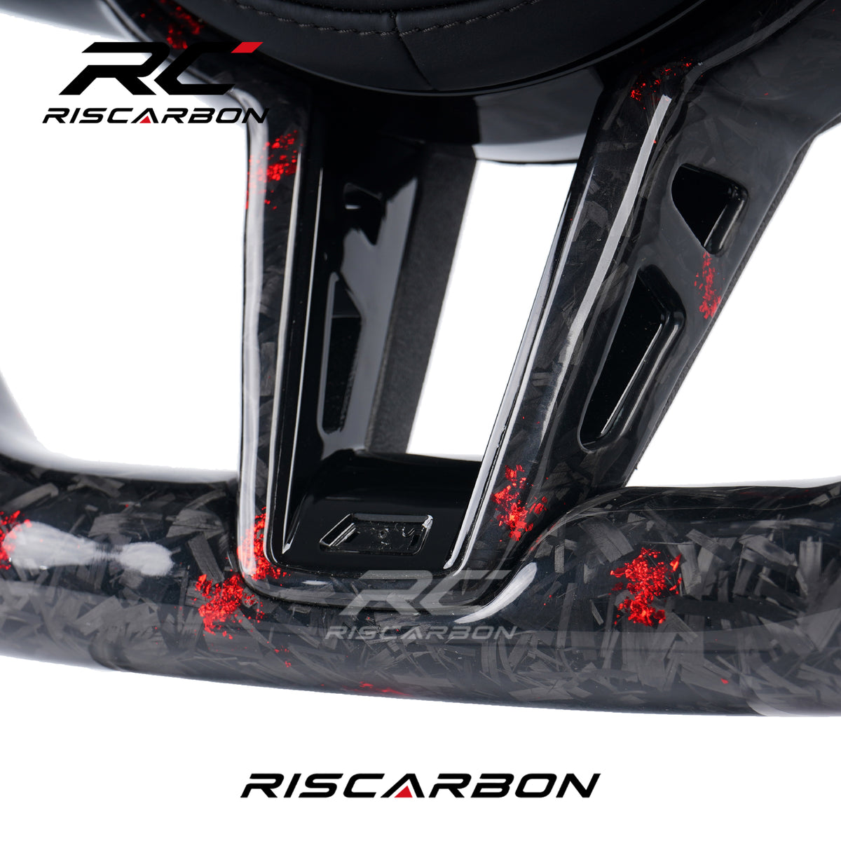 RISCARBON CS Forged Carbon Fiber Steering Wheel for BMW G30 G20 G32 G20 G21 G22 G23 G26 G01 G02 G28 G31 G87 Direct Fit Plug and Play