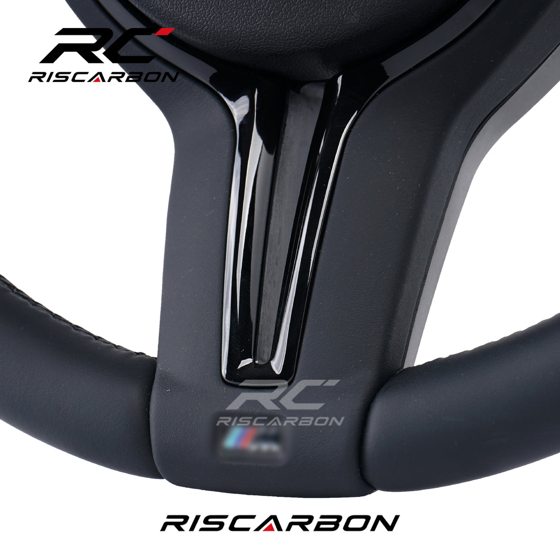 RISCARBON High Level Black Leather With ACC Vibration Steering Wheel for BMW F11 F07 F18 F06 F12 F13 F01 F02 F48 F10 F30 F34 F20 F21F12