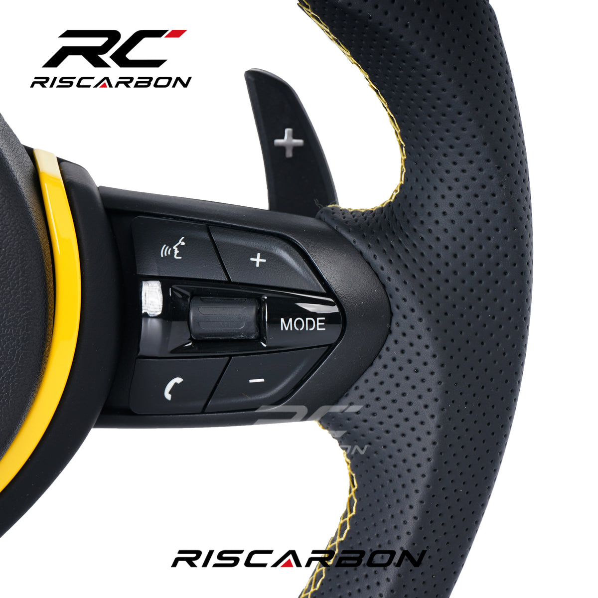 RISCARBON Car Steering Wheel for BMW F01 F20 F30 F15 F16 F21 F22 F31 F25 M3 M5 Durable for Driving