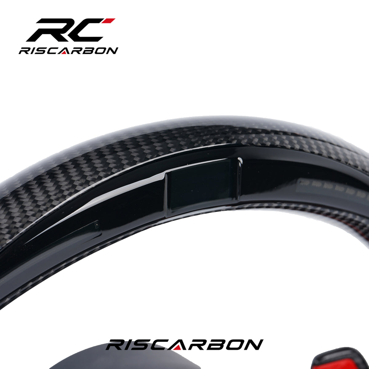 RISCARBON Leather Car Steering Wheel for BMW F15 F20 F22 F25 F31 F30 F12 F16 F21 F39 5 6 7 for Sport Style for Modification Carbon Fiber