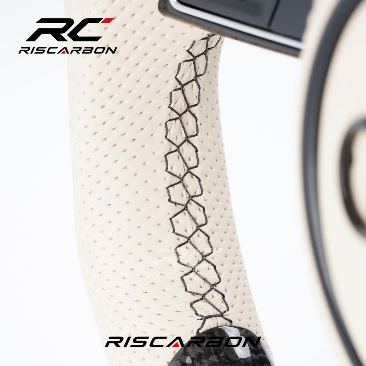 RISCARBON Custom Carbon Fiber Steering Wheel Upgrade Assembly Audi A3 A4 A5 A6 A7 B8 B8.5 B9 S3 S4 S5 Q3 Q5 Q7 Q8 RS3 RS6
