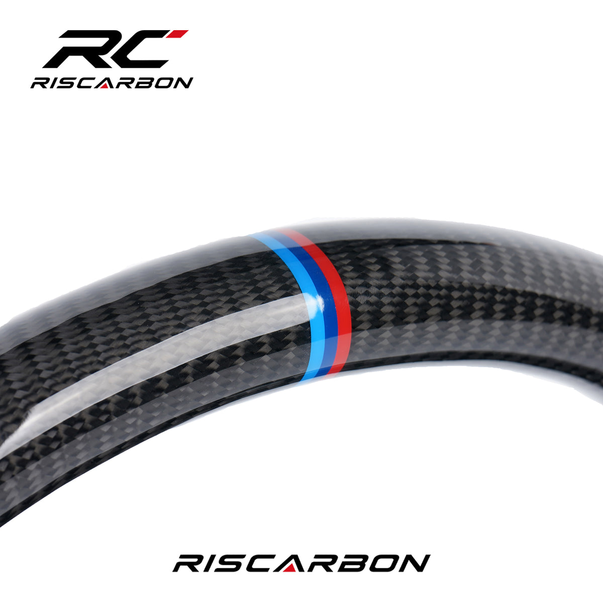 RISCARBON Plug and Play Luxury Steering Wheel for BMW E70 E71 E81 E82 E83 E84 E85 E87 E88 E89 E90 E91 E92 E93 M3 Upgrade Steering Wheel