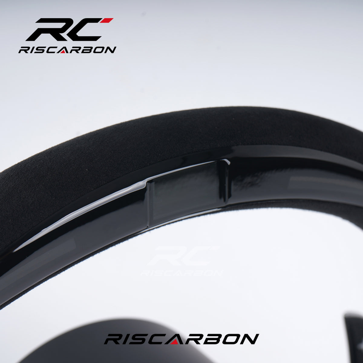 RISCARBON Customized White Leather Sports Steering Wheel for BMW Models F10 F18 F11 M6 M3 M4 M5 F30 F32 F12 F80 F20 F01 Real Suede