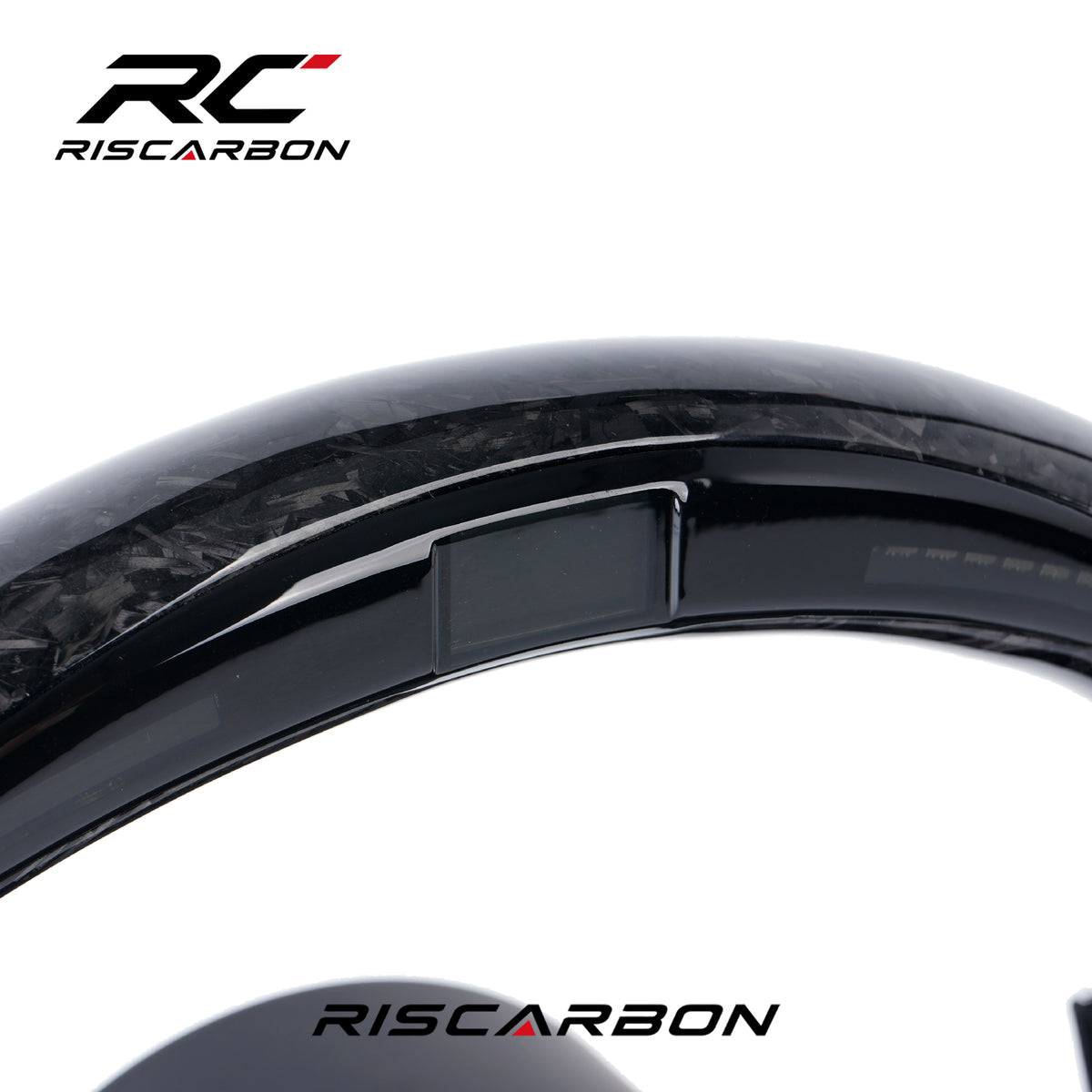 RISCARBON With LED Forge Carbon Fiber Steering Wheel for BMW X1X2 X3 F30 F10  F11 F12 F15 F20 F21 F22 F16 F01 F31 F25 F15  Plug and Play