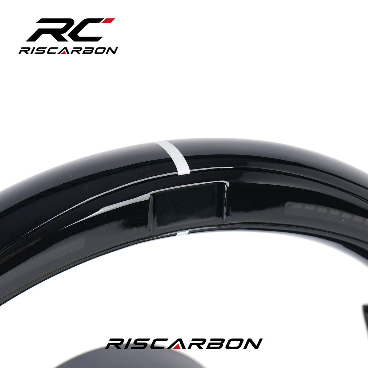RISCARBON Customized Black Piano Leather Steering Wheel for BMW X1 X2 X3 F10 F30 F31 F32 F11 F12 F01 F15 F20 F21 F22 F26 F25 Plug and Play