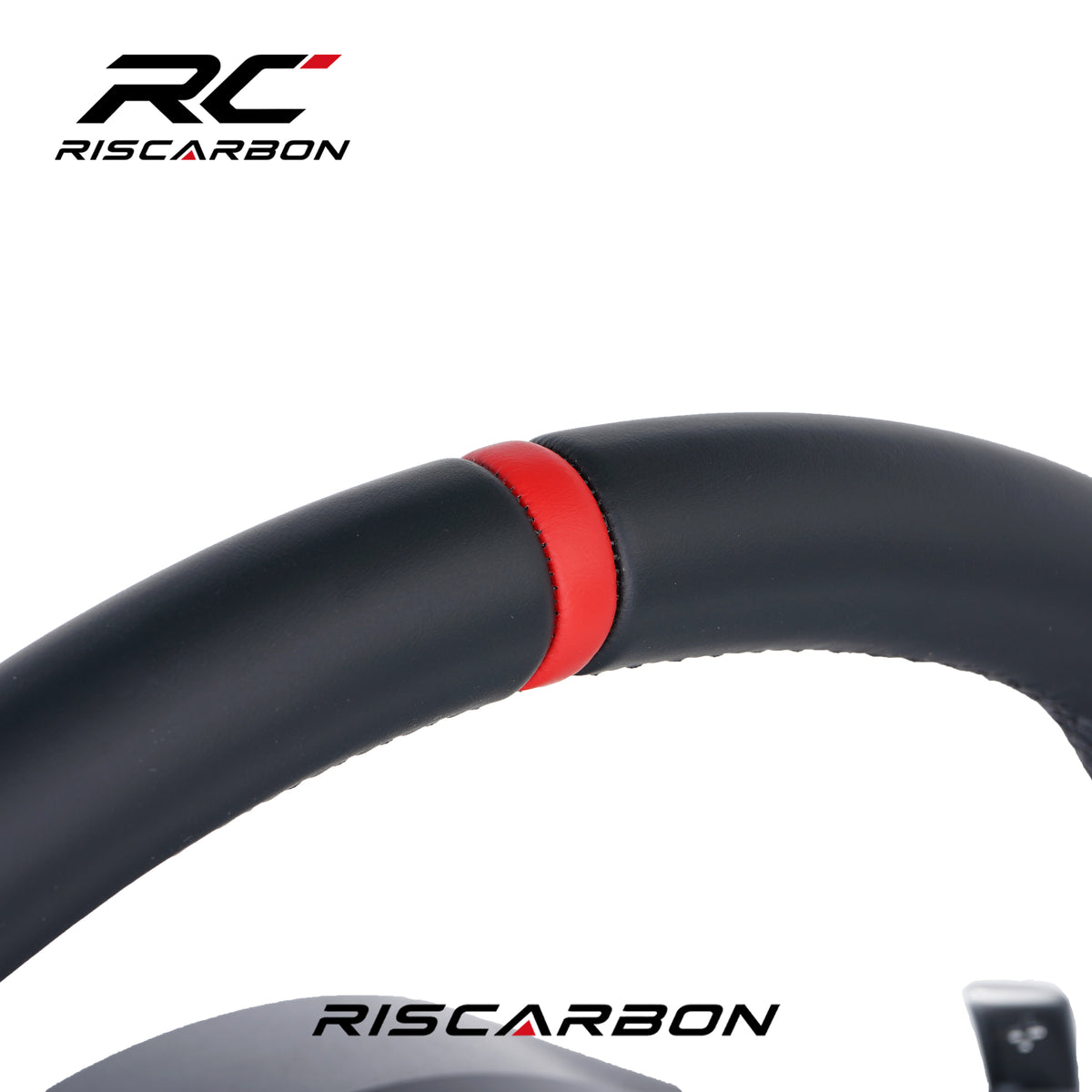 RISCARBON Car Custom High Quality Leather Steering Wheel for Porsche Panamera Macan Cayenne Cayman 911 718 987 970 958 997