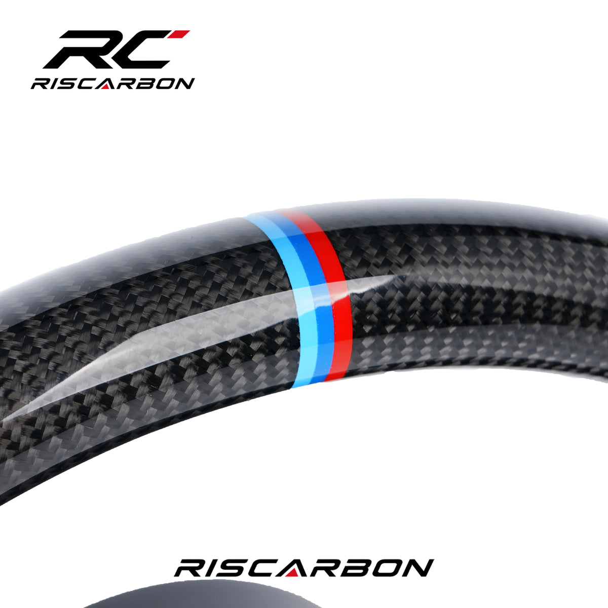 RISCARBON M Sports Carbon Fiber Leather Steering Wheel for BMW 3 5 Series F30 F32 F10 F20 F07 F01 F11F06 F13 F01 E90 M3 M4 M5 M6