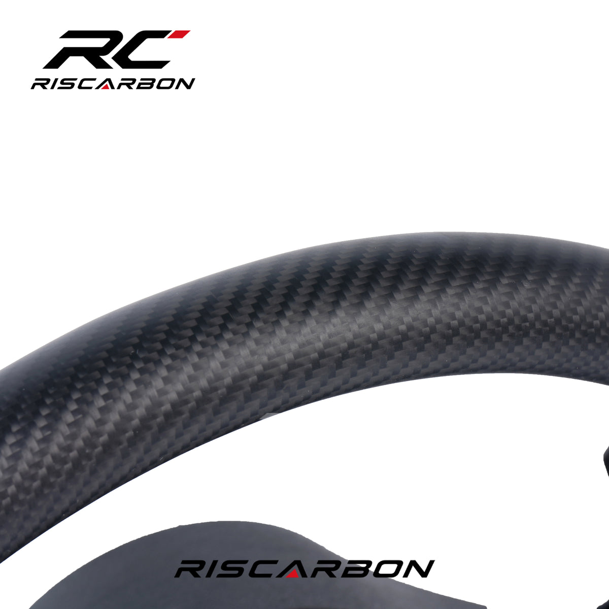 RISCARBON Matte Carbon Fiber Car Steering Wheel for Mercedes-Benz W204 W205 W207 W211 W212 W213 W221 W222 AMGC E S G-Class Direct Fit