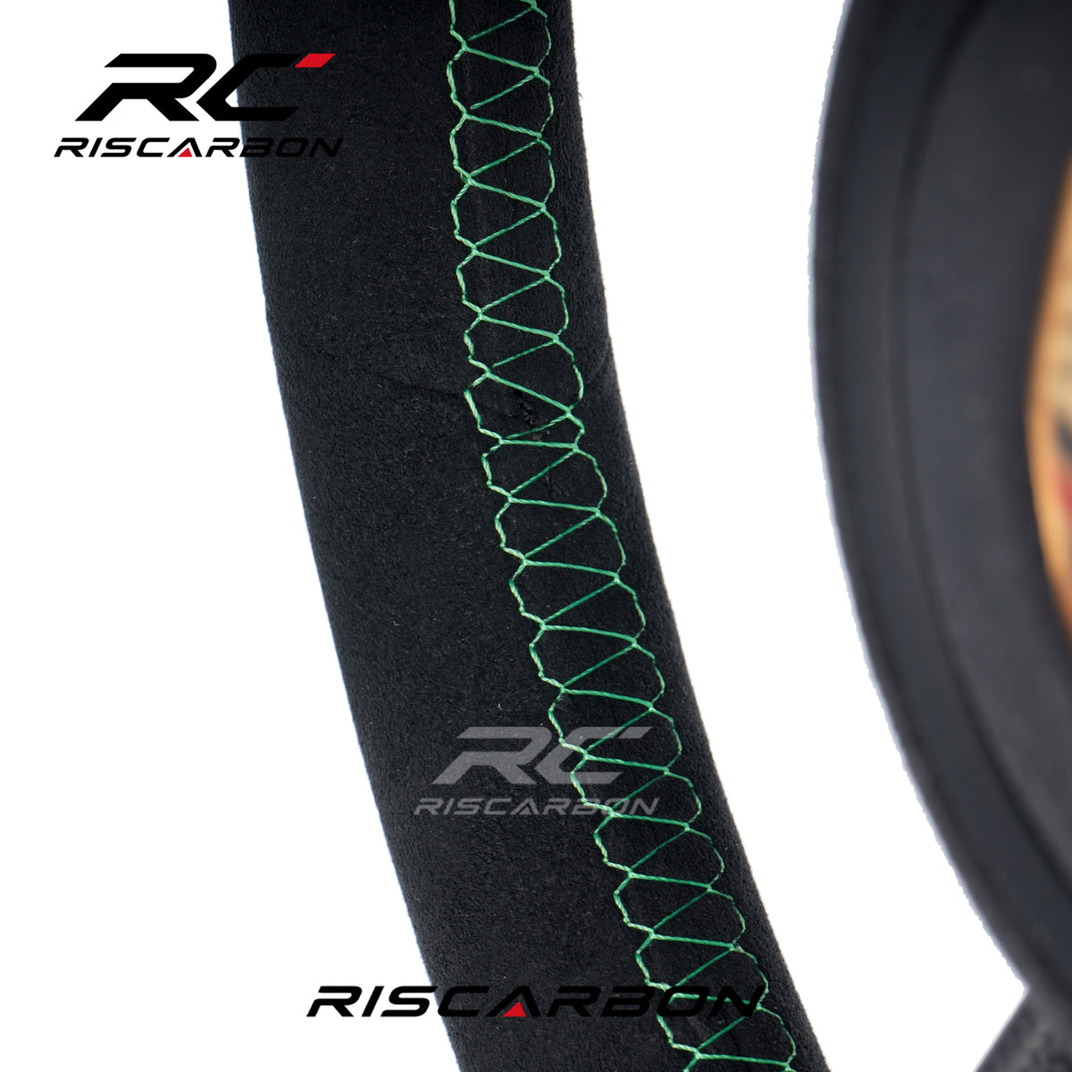 RISCARBON Sports Steering Wheel for Porsche 991 911 992 718 918 GT Panamera Cayenne Coupe Porsche 718 Cayman Microfiber Suede